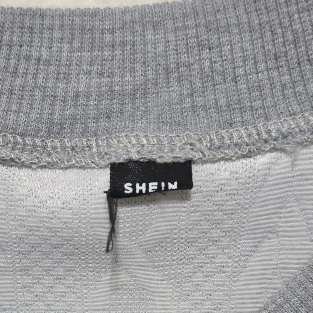 Cozy Gray Textured Zip-Up Sweater Bomber Jacket Size XXL - Picture 7 of 14